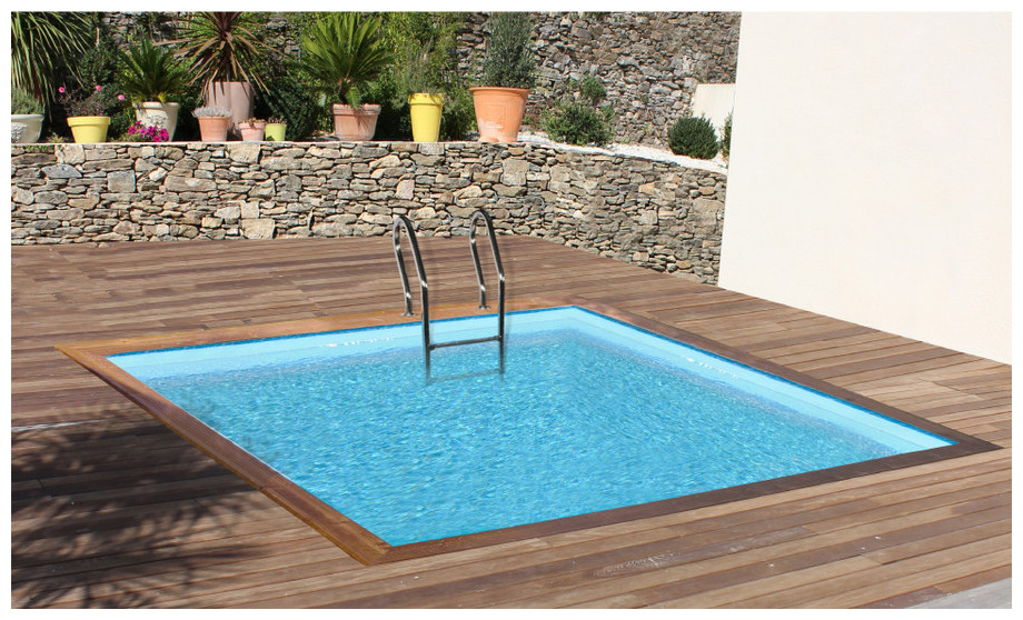 Woodfirst Original Rectangulaire 300 x 300 x 133 cm - Piscine bois en kit tout inclus