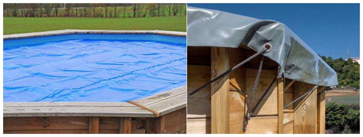 sécurité pour la piscine bois woodfirst original Octogonale 562 x 133