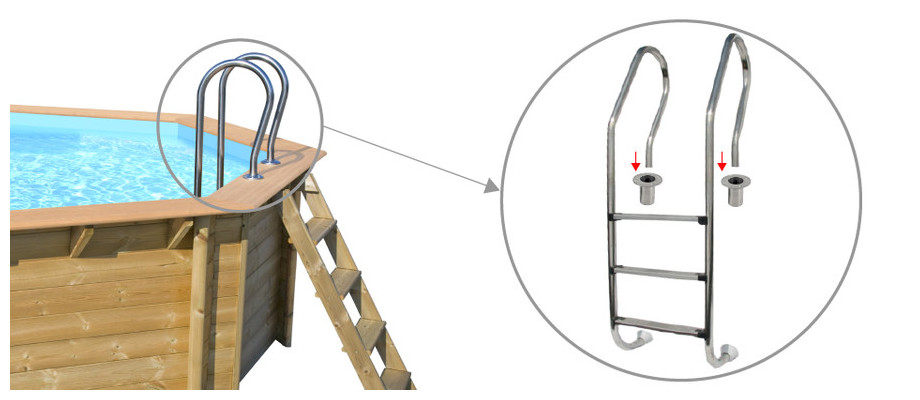 woodfirst originale - structure echelle