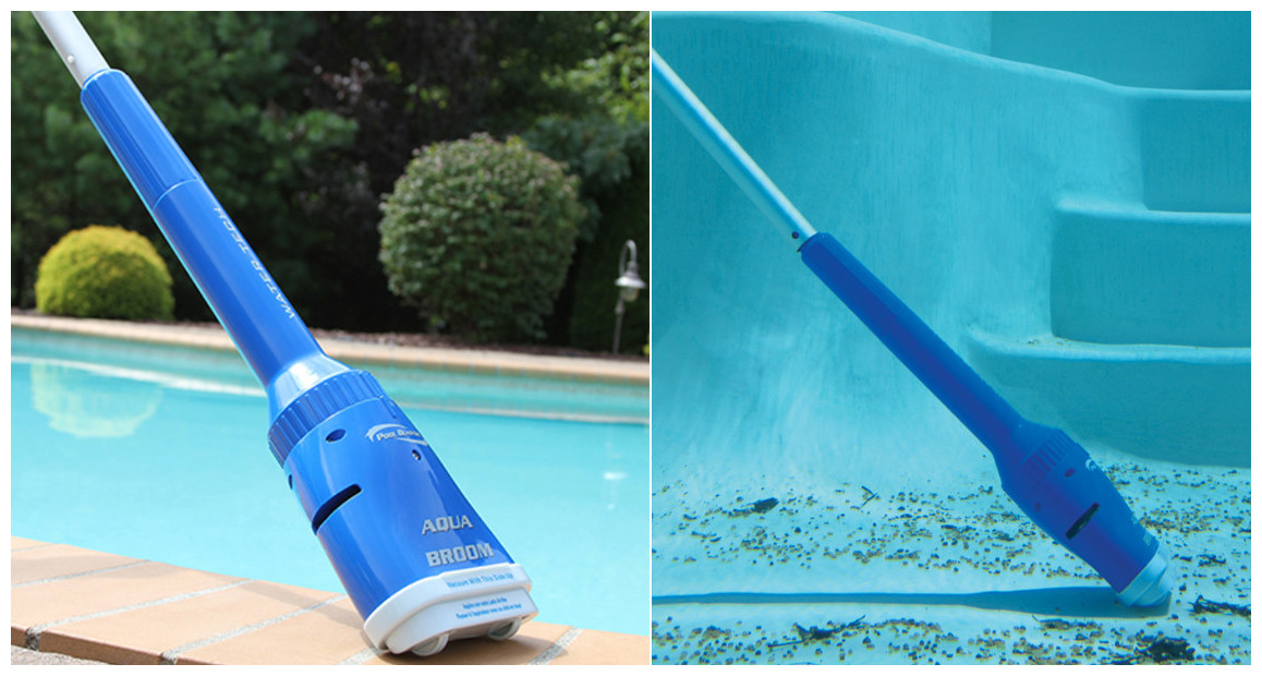 aspirateur rechargeable pour piscine poolblaster Aquabroom