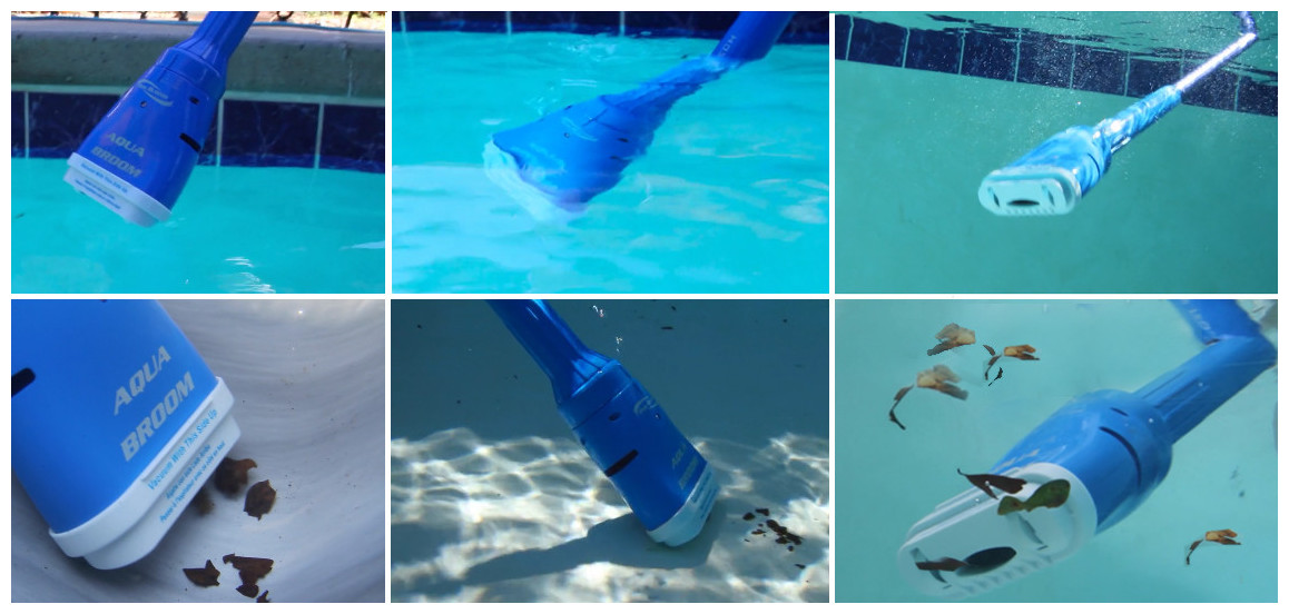 descriptif de l'aquabroom poolblaster pour piscine et spa