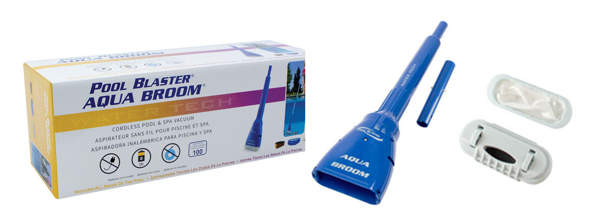 contenu de l'aspirateur de piscine aquabroom pool blaster