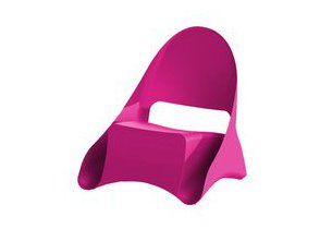 Fauteuil Ondule fushia