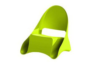 Fauteuil Ondule vert anis