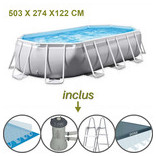 piscine hors sol intex ovale 503 par 274 par 122 cm