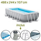 piscine prism frame caractéristiques