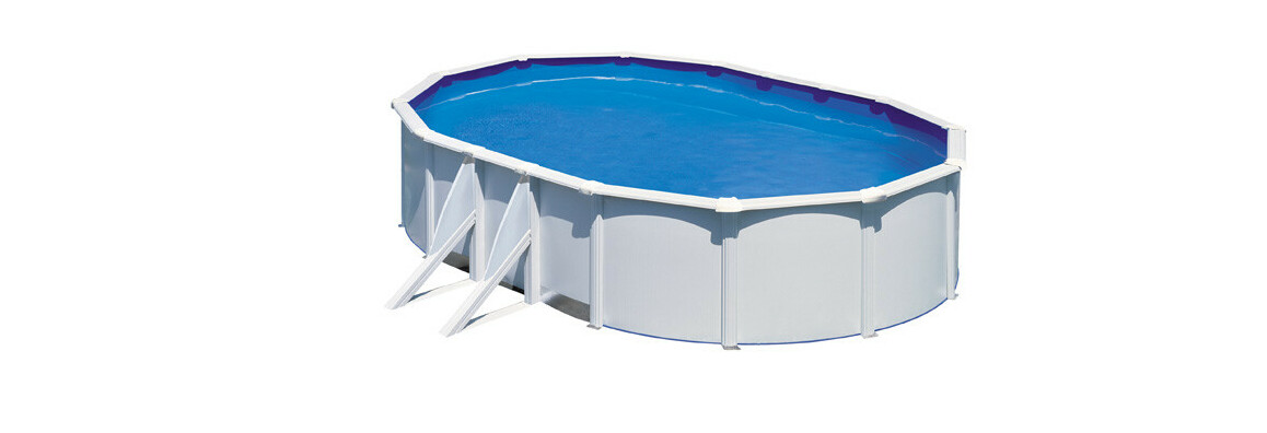 atouts Kit piscine acier blanc Fidji - Ovale 6.10 x 3.75 x 1.20 m