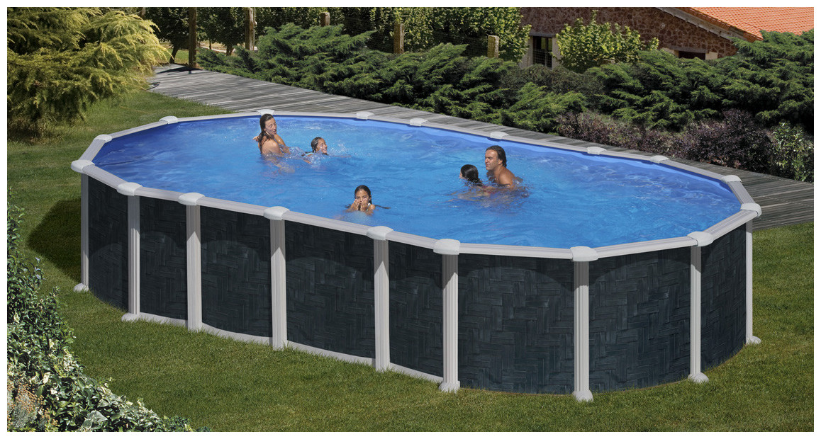 piscine rattan gré en situation