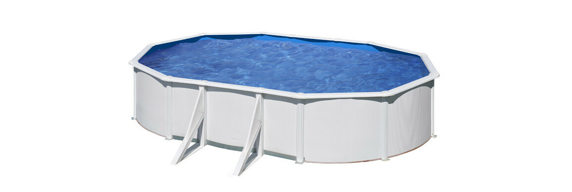 atouts  du  Kit piscine acier blanc Bora Bora - ovale 6.10 x 3.75 x H.1.20 m