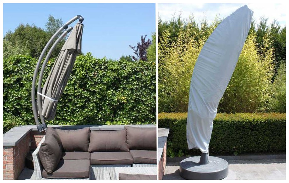 housse de rangement pour parasol déporté carré Easy Sun 320