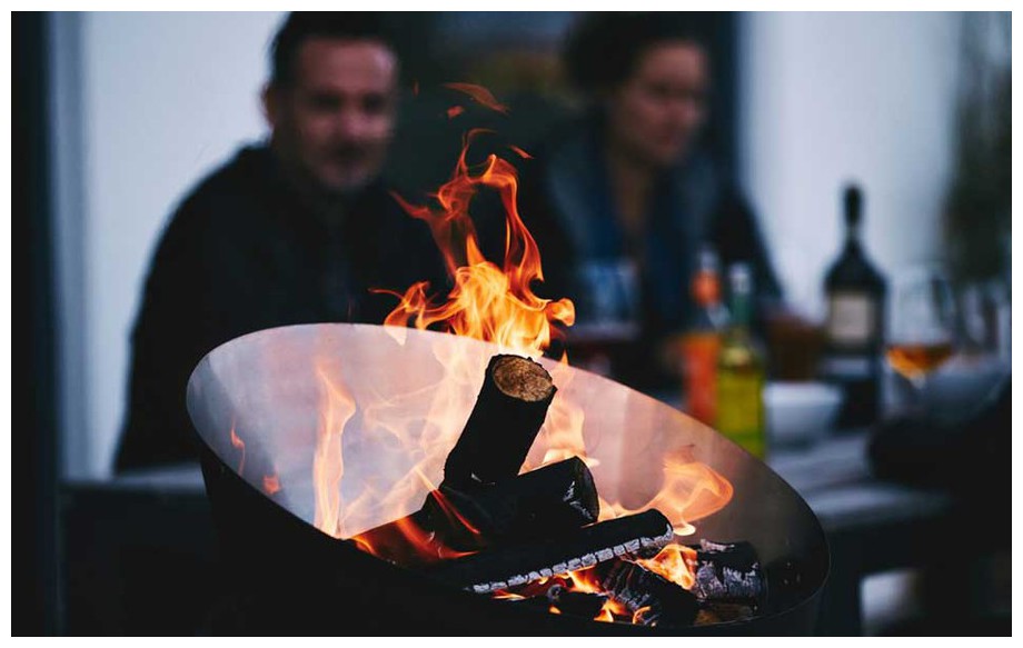 barbecue Cone Fargau en situation de brasero