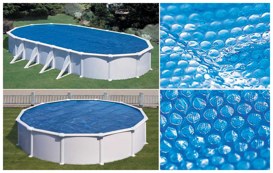 Bâche Ronde Piscine 460 Cm - PE 200g/m² - 2-en-1 été/hiver - Résistante UV Et Chlore - Pour Piscines De 366 à 400 Cm De Diamètre