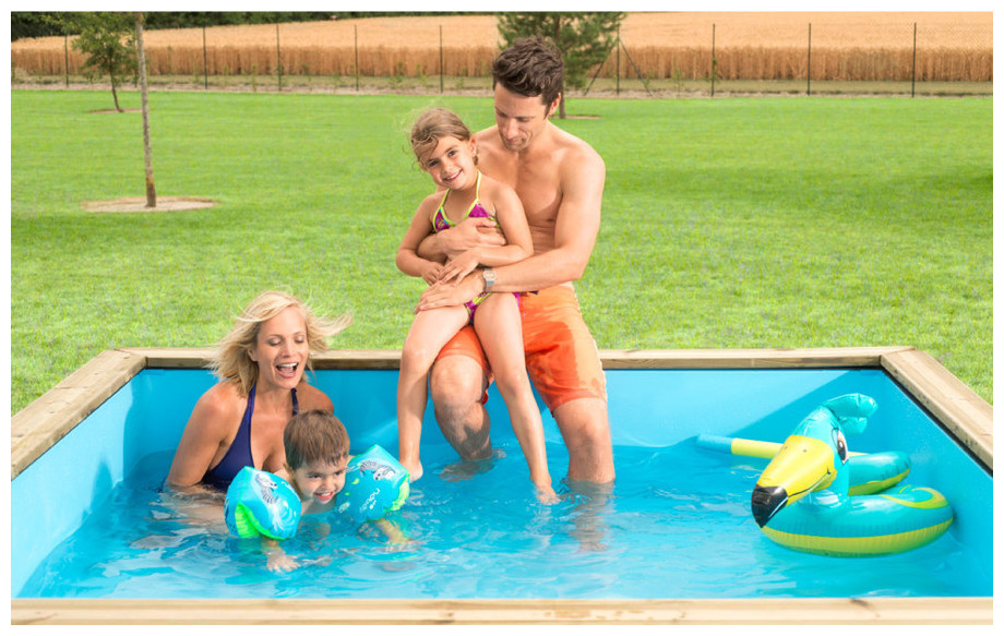 Piscine bois Pistoche 2 x 2 M pour enfants