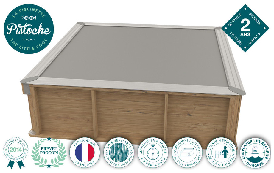 Pistoche, la piscine bois Made in France pensée pour les enfants