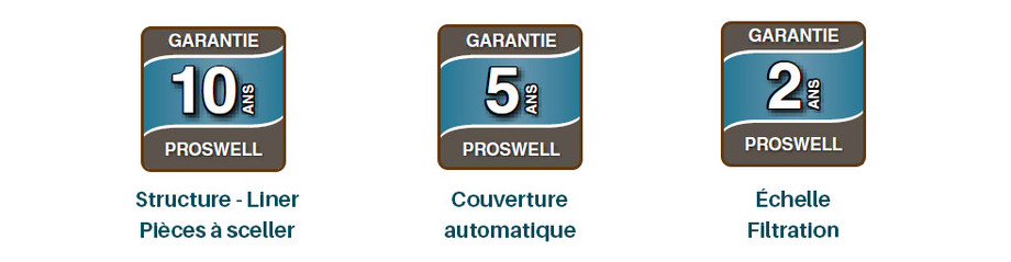 garantie de la piscine urbaine proswell