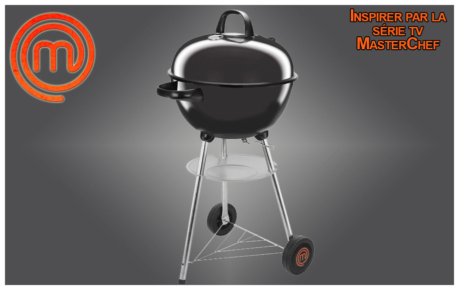 Barbecue by MasterChef rond à charbon de bois | Piscine MasterChef Barbecue à charbon de bois | Piscine Center.Net