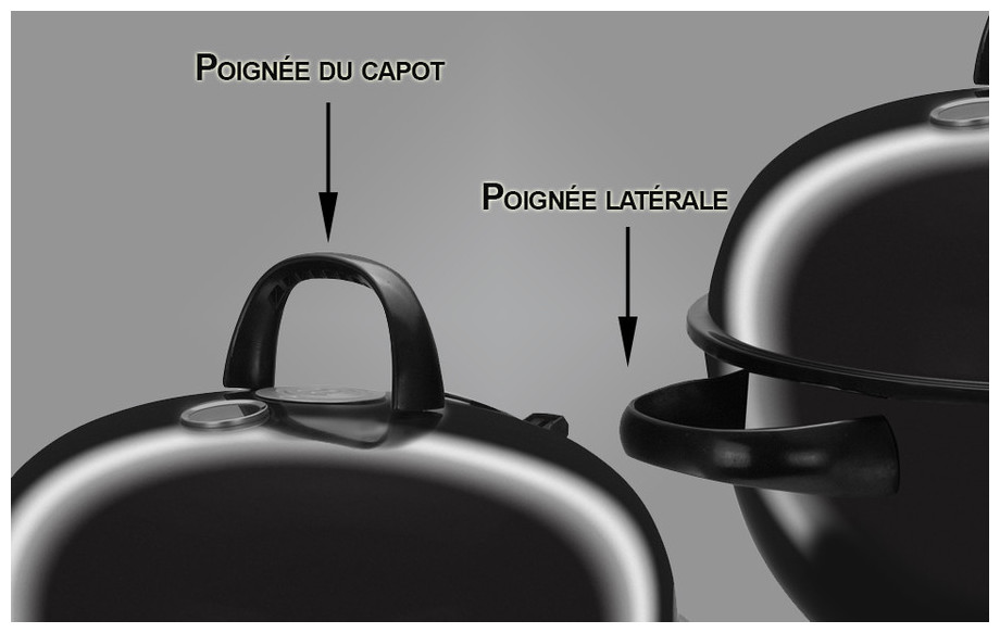 Poignée du barbecue Kettel 57