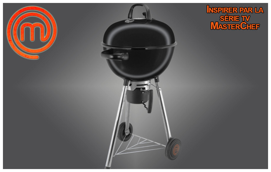 BARBECUE A CHARBON DE BOIS MASTERCHEF PREMIUM Ø 46 CM