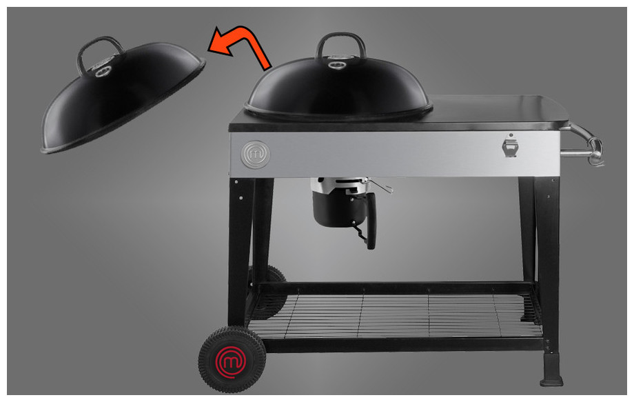 Couvercle du barbecue MasterChef party grill 57
