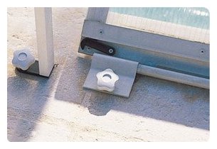 abrideal , abri de piscine amovible - rivets de fixation
