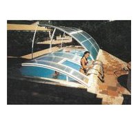 abri amovible piscine - trappe echelle