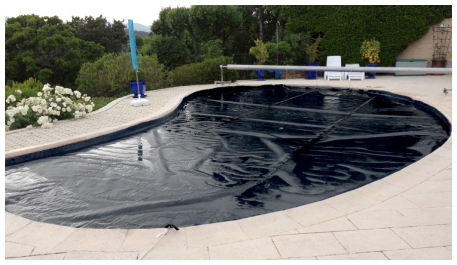Bâche à bulles Iverbul quatro Energy Guard Geo Bubble Luxe 500µ avec bordure filtrante