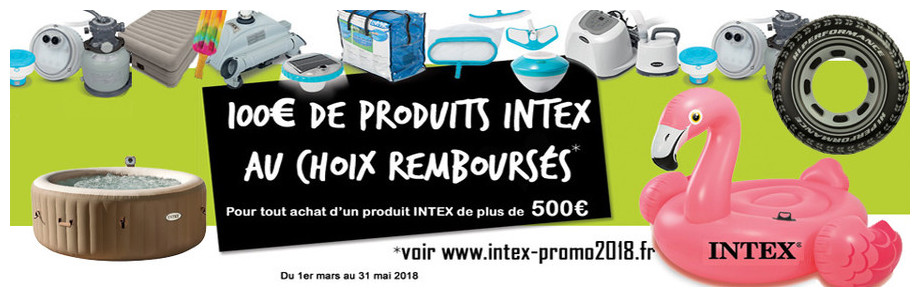 REMISE DE 100 EURO INTEX