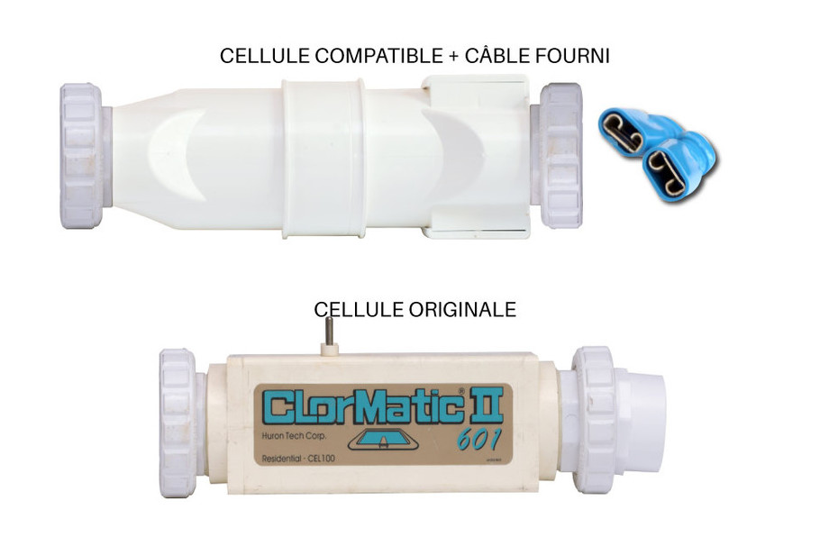 Cellule d'électrolyse compatible pour Aqualux Clormatic®