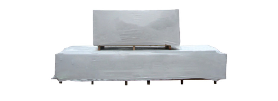 colisage de la piscine bois woodfirst original 400x250x119 en situatiion