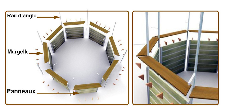 margelles en bois piscine waterclip en situation