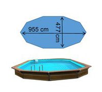 dimensions de la piscine bois Syros waterclip