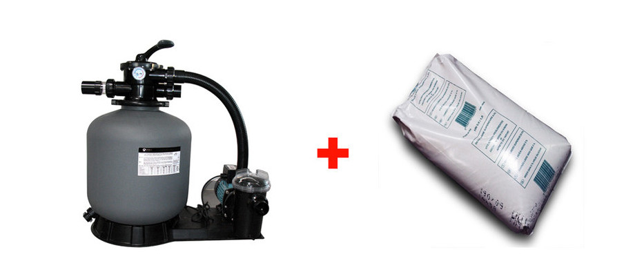 filtration de la piscine bois carrée water'clip en situation