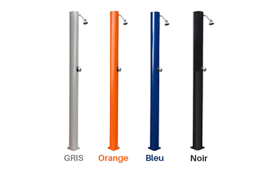 coloris de la douche solaire epai en situation