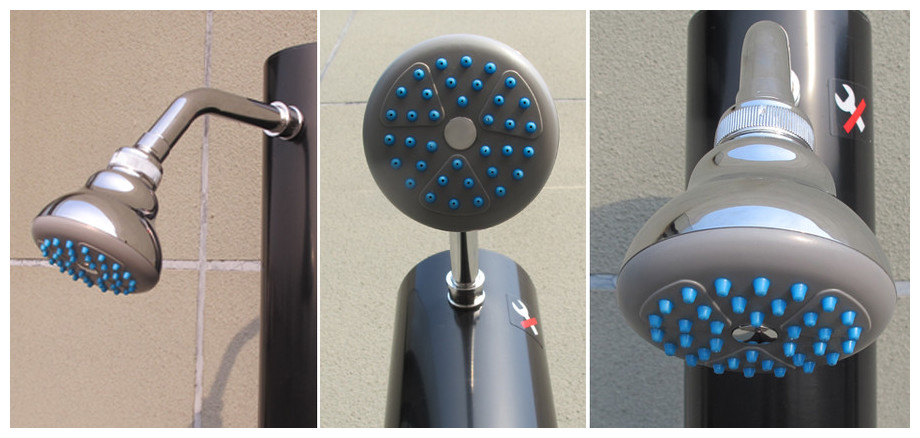 pommeau de douche solaire en pvc