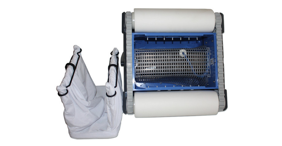 fitration du robot de piscine dolphind209 en situation