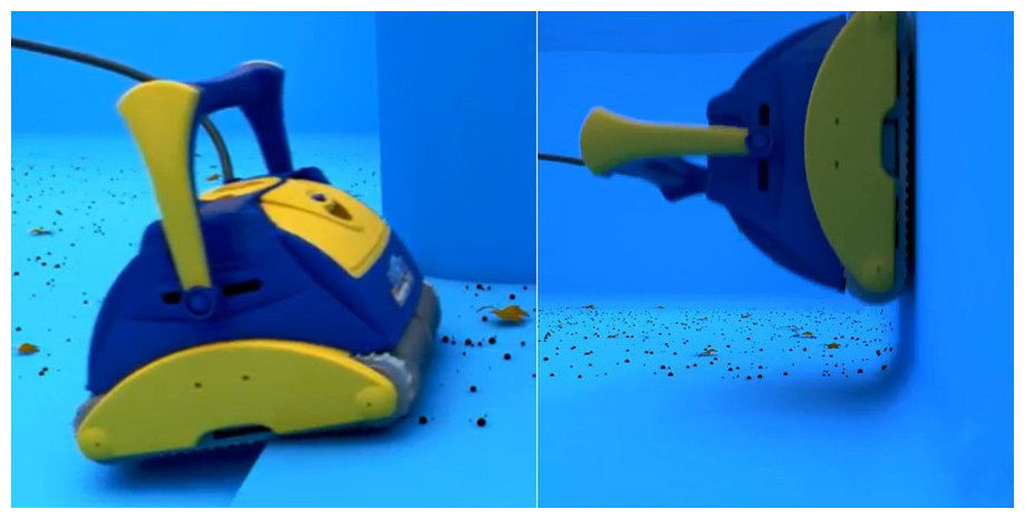 détails du robot piscine typhoon aquabot