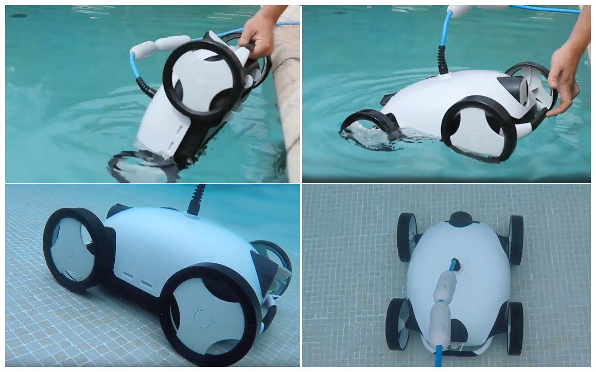 utilisation du robot piscine à fond plat falcon bestway
