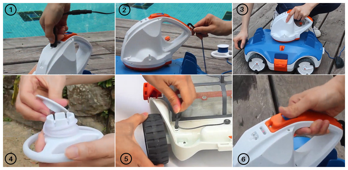 utilisation du robot aquatronix bestway