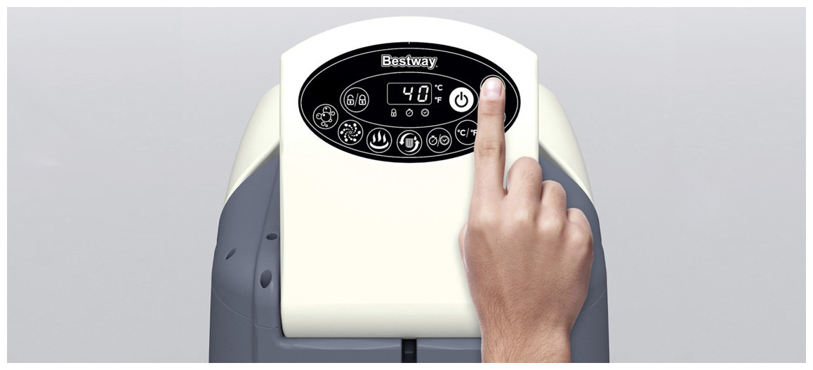 panneau de contrôle des spas lay z bestway hydrojets pro