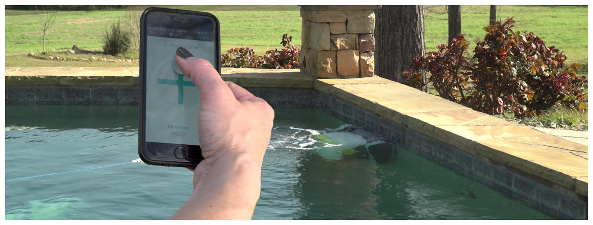 application du robot piscine t55i