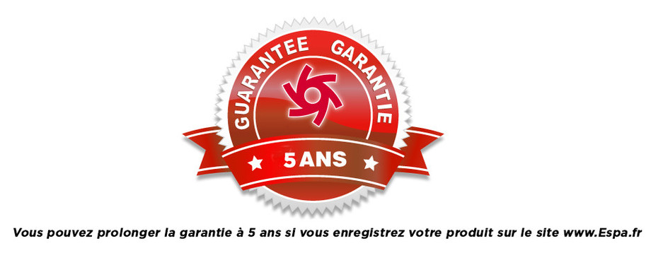 garantie de la pompe de filtration espa