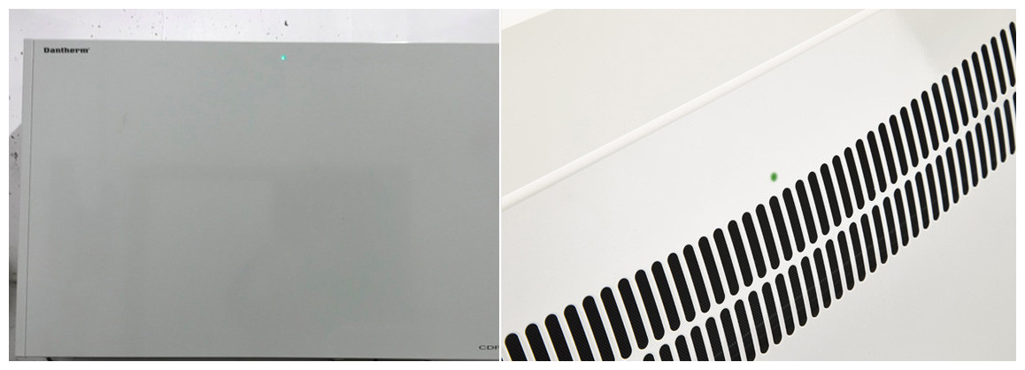 diode lumineuse du déshumidificateur d'air de piscoine dantherm teddington cdp