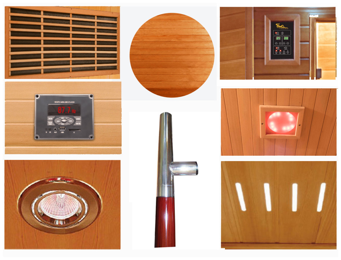 équipement du sauna infrarouge france sauna luxe
