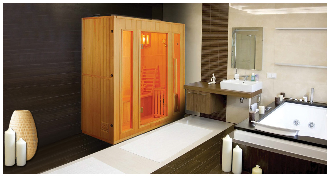 sauna traditionnel vapeur france sauna zen en situation