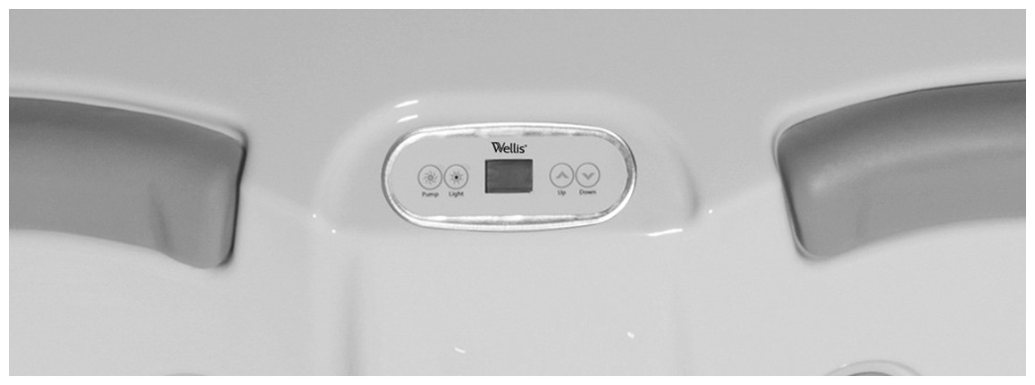 panneau de contrôle du spa easy 4 phybris by wellis