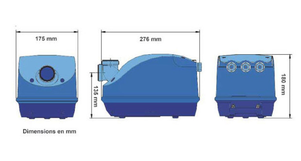 blower spa dimensions