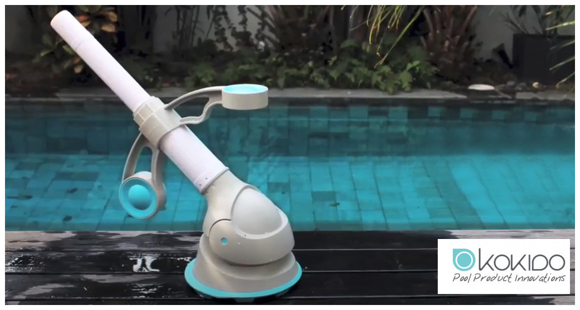 robot hydraulique pour piscine hors sol  krill Kokido