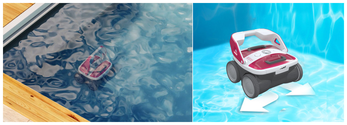 déplacements du robot piscine aqutron bwt B200
