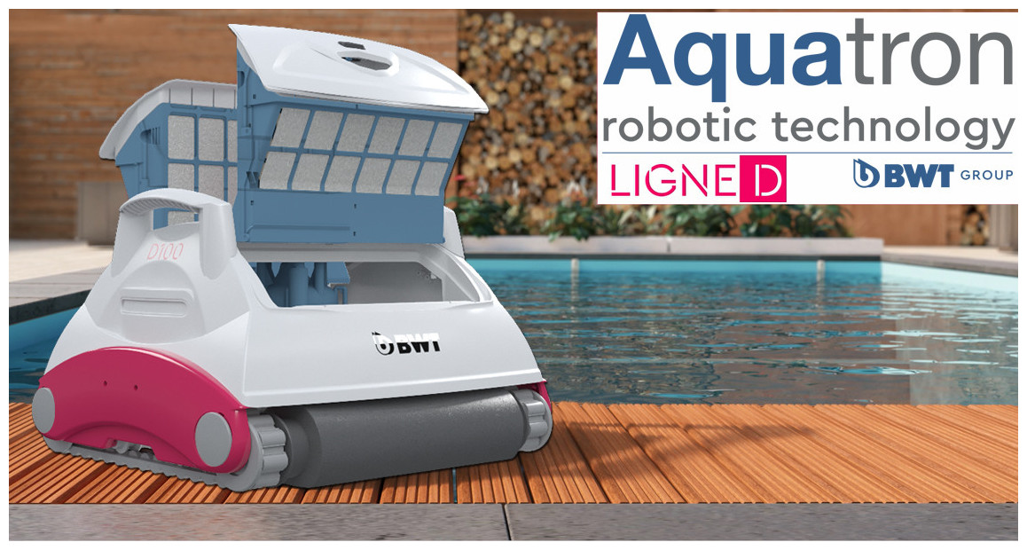 robot piscine D100 BWT aquatron en situation