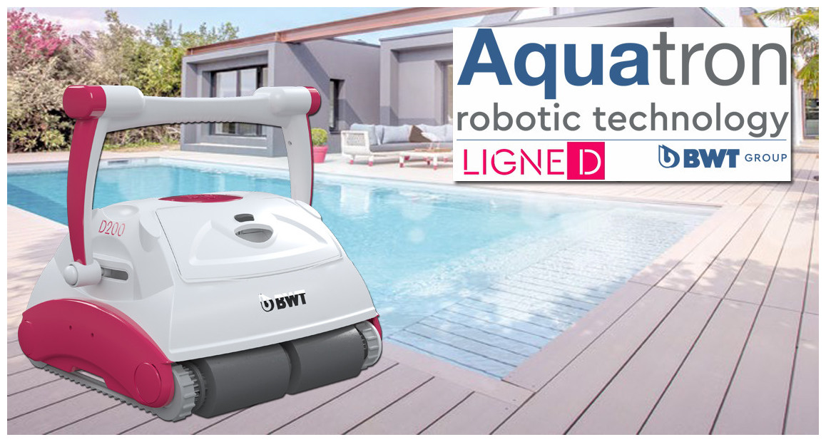 robot piscine D200 BWT aquatron en situation
